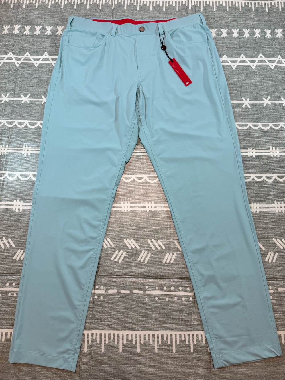 Redvanly Kent Pull-On pants in Canal Blue NWT
